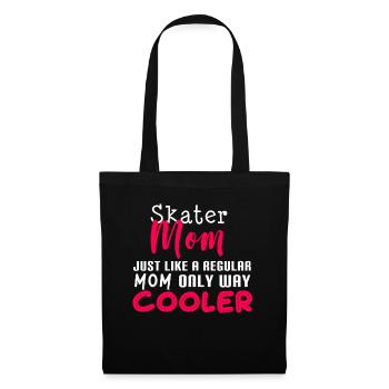 Skater Mama - Stoffbeutel - Schwarz - Vorne