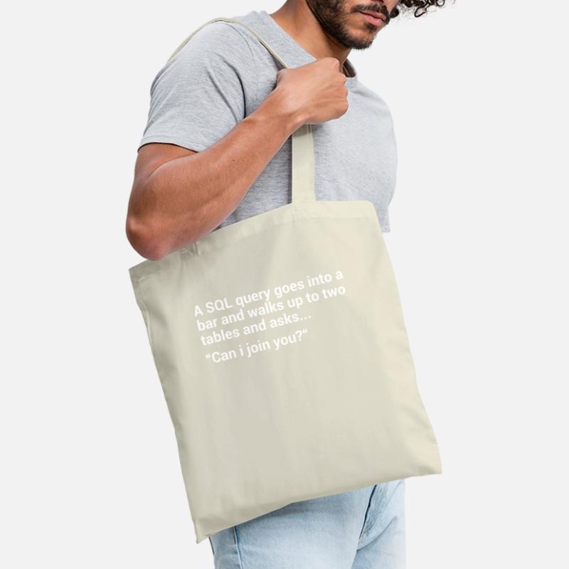 SQL Database Joke Tote Bag