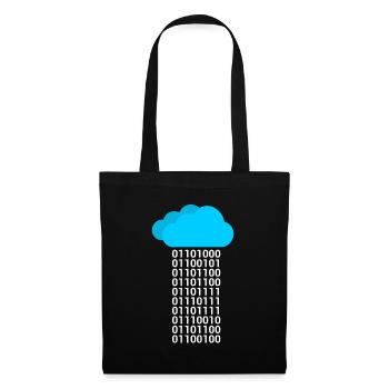 Informatique Binary Cloud Cloud - Sac en tissu - noir - Devant