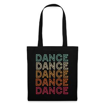 Retro Party Shirt - Tote Bag - black - Front