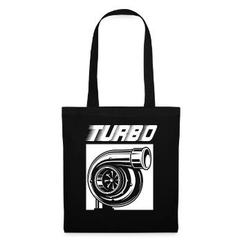 Turbo - Sac en tissu - noir - Devant