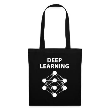 Science des réseaux neuronaux d’apprentissage profond - Sac en tissu - noir - Devant