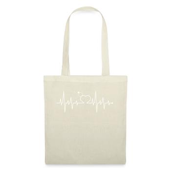 Mariage - Mariage - Alliance - Amour - Amour - <3 - Sac en tissu - nature - Devant