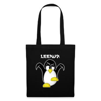 Linux Computer Nerd Geek Cadeau Admin. Informatique - Sac en tissu - noir - Devant