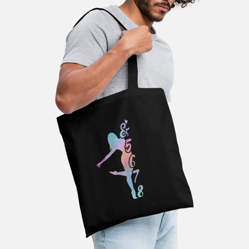 Dancing Dance Instructor & 5 6 7 8 Standard Dance Gift Tote Bag