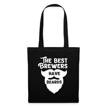 Brasseur de bière Bart - Sac en tissu - noir - Devant