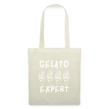 Gelato Experte - Stoffbeutel - Natur - Vorne