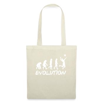 Volleyball Evolution - Stoffbeutel - Natur - Vorne