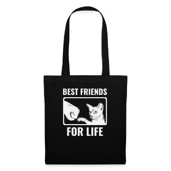 Cat Best Friend Forever Gift - Tote Bag - black - Front