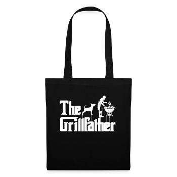 Father Grillfather Grilling Papa Grill Season Meat - Tote Bag - black - Front