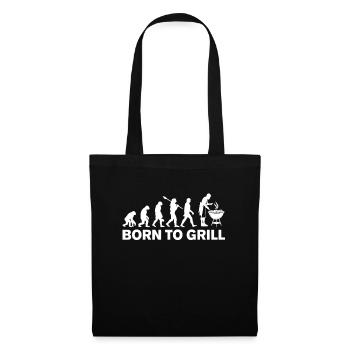 Born to Grill Chef Grill Master Grill Cooking - Tote Bag - black - Front