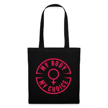 My Body My Choice, femmes féministes de l'avortement - Sac en tissu - noir - Devant