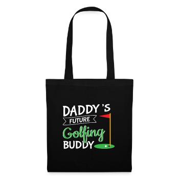 Golf Daddy Buddy Say Golfer Golfer Hobby - Tote Bag - black - Front