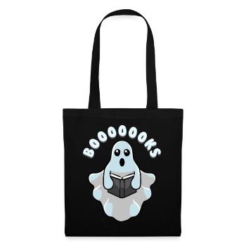 GHOSTS Halloween Book Ghost - Tote Bag - black - Front