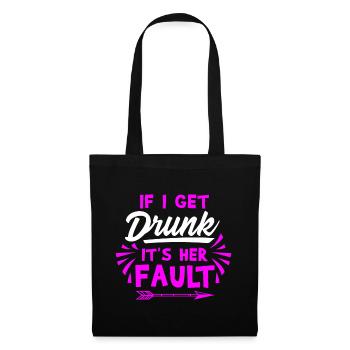 Drunk guilt, gift drunk alcohol - Tote Bag - black - Front