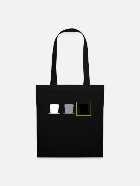 Hacker Cyber Security Pentester Black Hat Hacker - Sac en tissu - noir