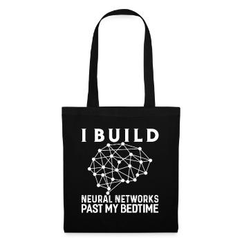 Machine Learning AI Neural Network - Tote Bag - black - Front