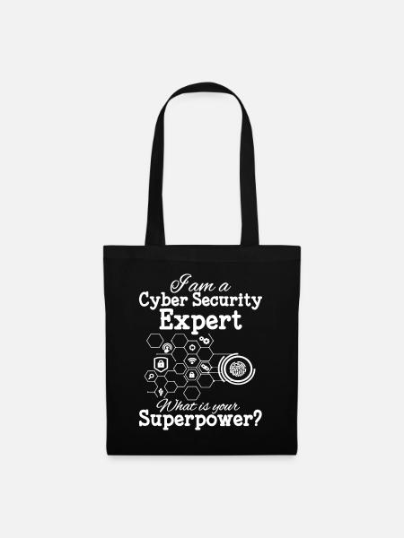 Cyber Security Experte - Stoffbeutel - Schwarz