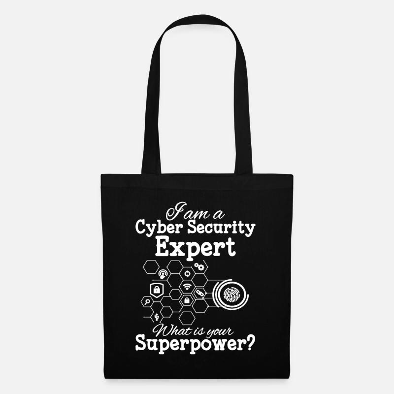 Expert en cybersécurité - Sac en tissu - noir