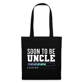 Uncle loading bar, gift baby pregnancy - Tote Bag - black - Front