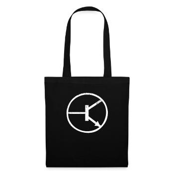 Electronics NPN Transistor - Tote Bag - black - Front