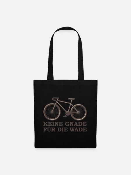 Keine Gnade für die Wade - Stoffbeutel - Schwarz