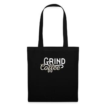 Paint coffee beans for best enjoyment - Tote Bag - black - Front