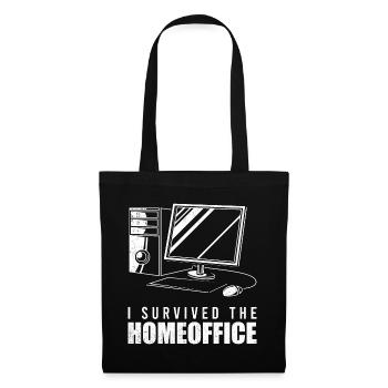 I Survived The Home Office - Tote Bag - black - Front