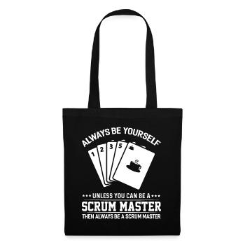 Scrum Master Agile Software Développement - Sac en tissu - noir - Devant
