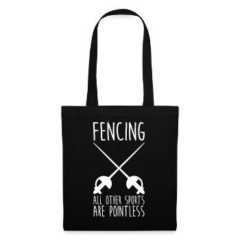 Fencing All Other Sports Are Pointless - Tote Bag - black - Front