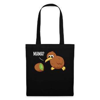 Drôle Kiwi Oiseau Kiwi Fruit Mama Kiwi - Sac en tissu - noir - Devant