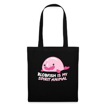 Blobfish Is My Spirit Animal Funny Blobfish Meme - Tote Bag - black - Front