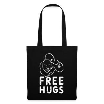 Free Hugs Judo Jiu-Jitsu MMA Kampfsport - Stoffbeutel - Schwarz - Vorne