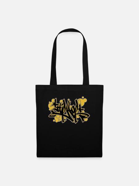 Hip hop graffiti - Tote Bag - black