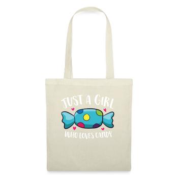 Just a Girl Who Loves Candy Funny Girl That Loves - Tote Bag - nature - Front