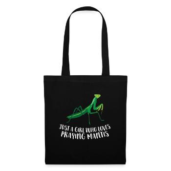Just a Girl Who Loves Praying Mantis - Tote Bag - black - Front