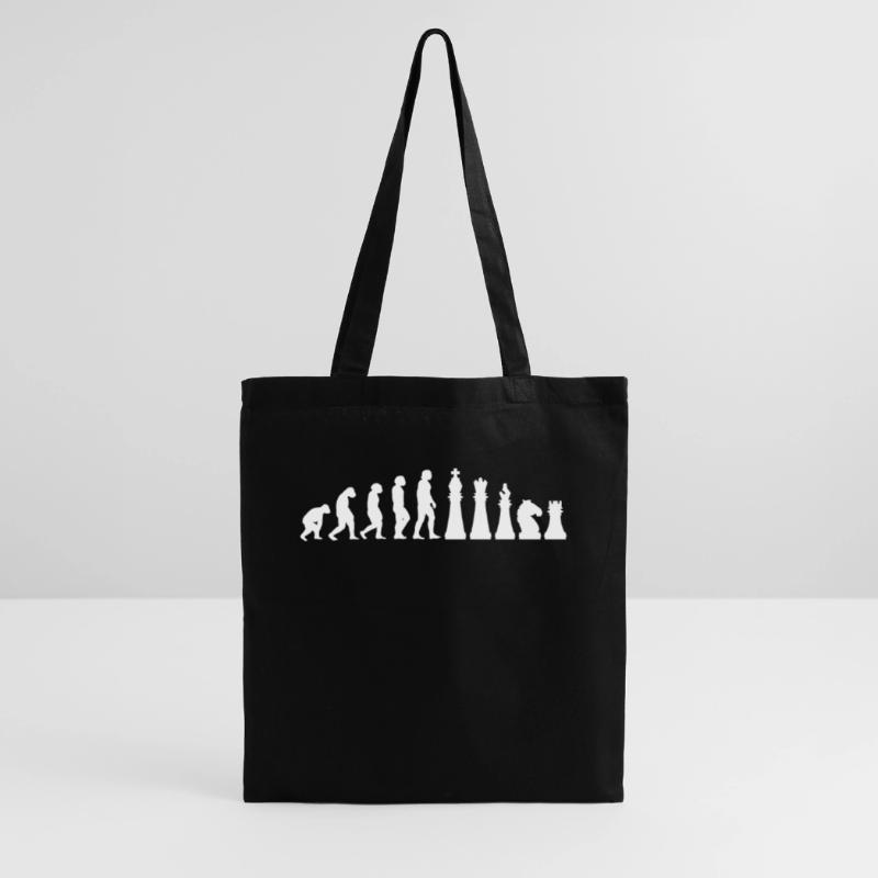 Chess gift chess player evolution checkmate Tote Bag