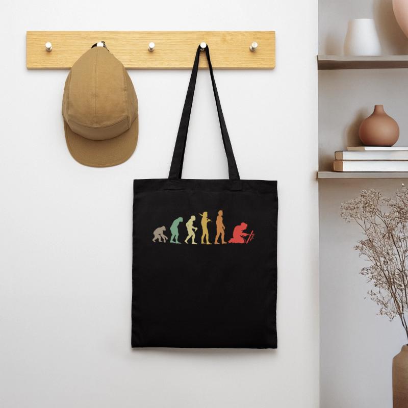 Schweißer Evolution Handwerker Schweißen Geschenk Stoffbeutel