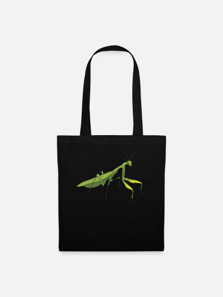Cute Praying Mantis Love Funny Praying Mantis - Tote Bag - black