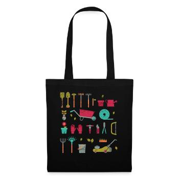 Jardinier paysagiste Evolution Horticulture - Sac en tissu - noir - Devant