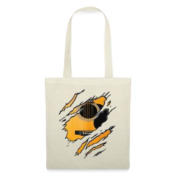 Ripped Guitar - Stoffbeutel - Natur - Vorne