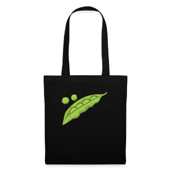Funny Peas Vegetable Gift Peas Costume - Tote Bag - black - Front