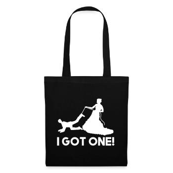 J'en ai un, cadeau de mariage mariée marié - Sac en tissu - noir - Devant