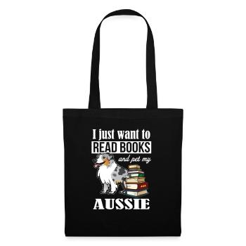 Blue Merle Australian Shepherd - Tote Bag - black - Front