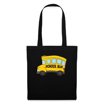 Lustiges Kinder Schulbus Geschenk Für Schulbus - Stoffbeutel - Schwarz - Vorne