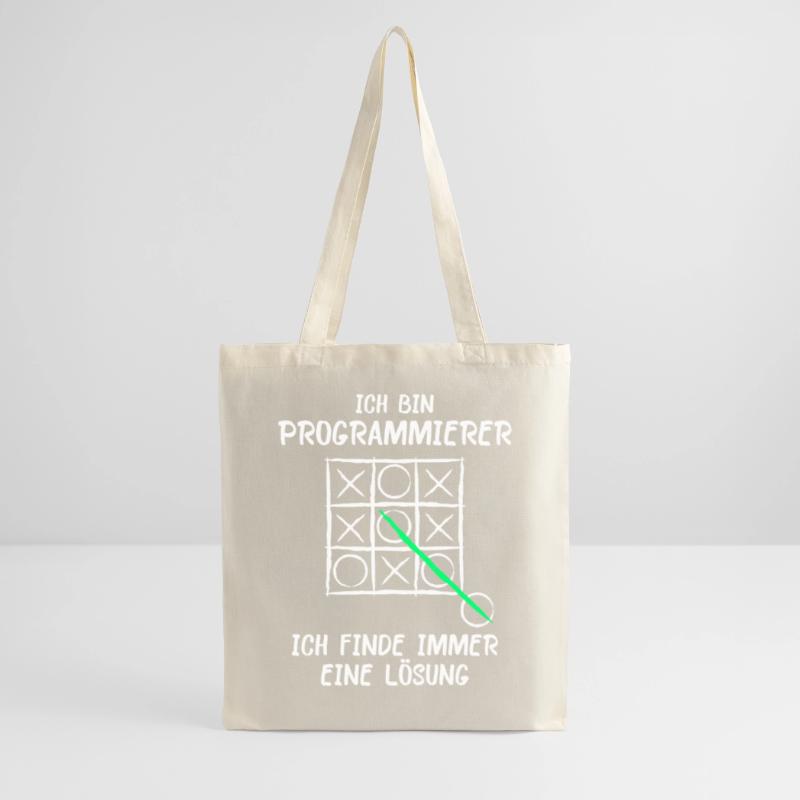 Ich bin Programmierer Lösung Spruch Computer Nerd Stoffbeutel