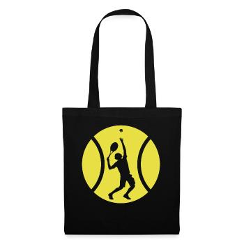 Tennis player tennis tennis coach tennis game - Tote Bag - black - Front
