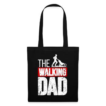 The Walking Dad Father-to-Be Papa Fête des pères Gesc - Sac en tissu - noir - Devant