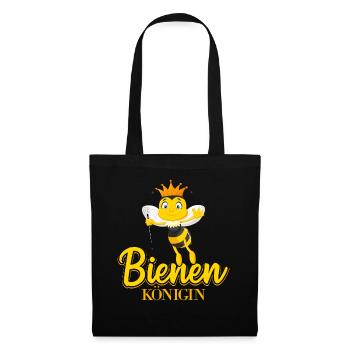 Lustiges Bienenkönigin Bienenzüchter Imker Bienen - Stoffbeutel - Schwarz - Vorne