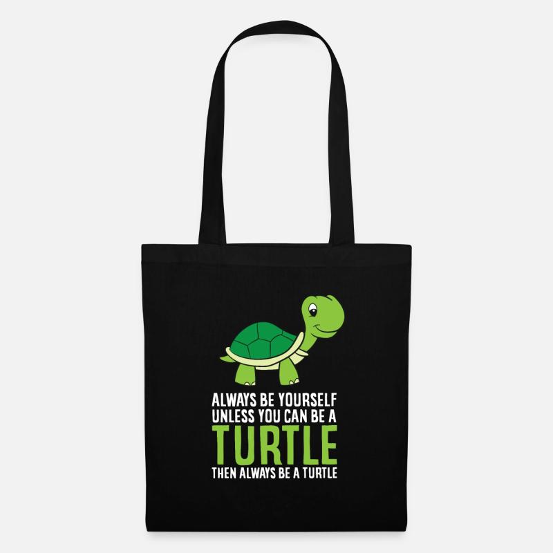 Sea Turtle Pet Always Be Yourself Unless You Can - Tote Bag - black